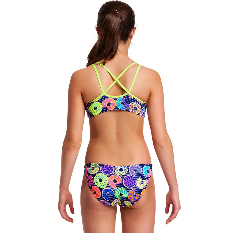 Funkita - Dunking Donuts - Girls Criss Cross Two Piece