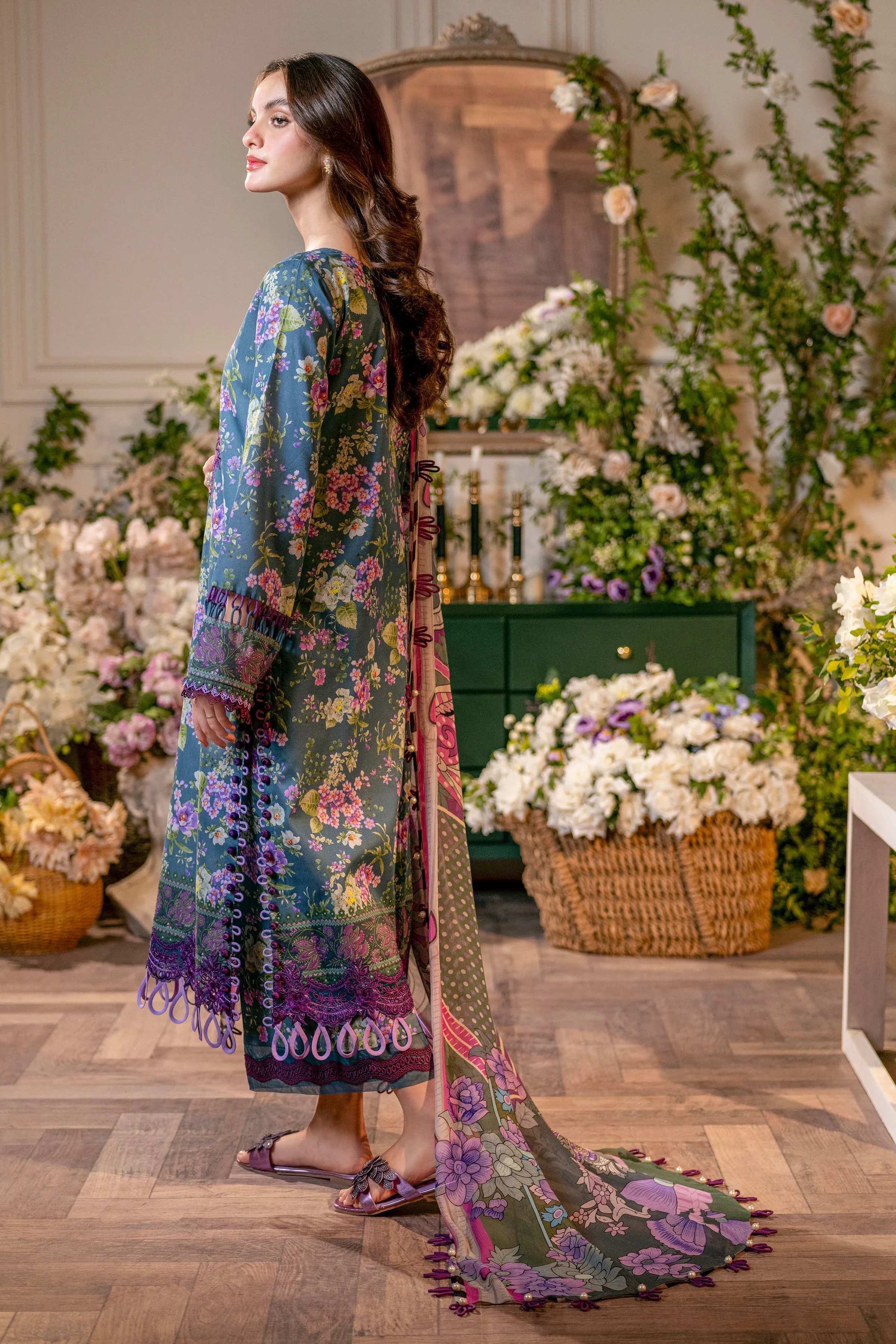 Jade Flora 3PC Lawn Collection – 20487