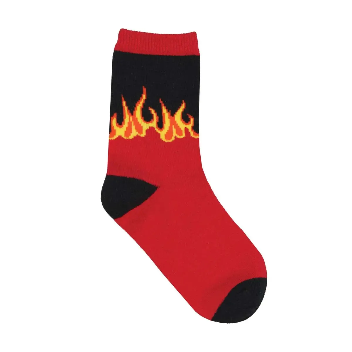 Kids’ SockSmith Fired Up Socks – Fun & Bold Socks for Little Firefighters