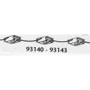Kirsch Ripplefold Front Load Carriers - 60% Fullness