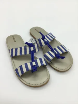 Lands' End Child Size 6 Youth Blue Sandals/Flip Flops