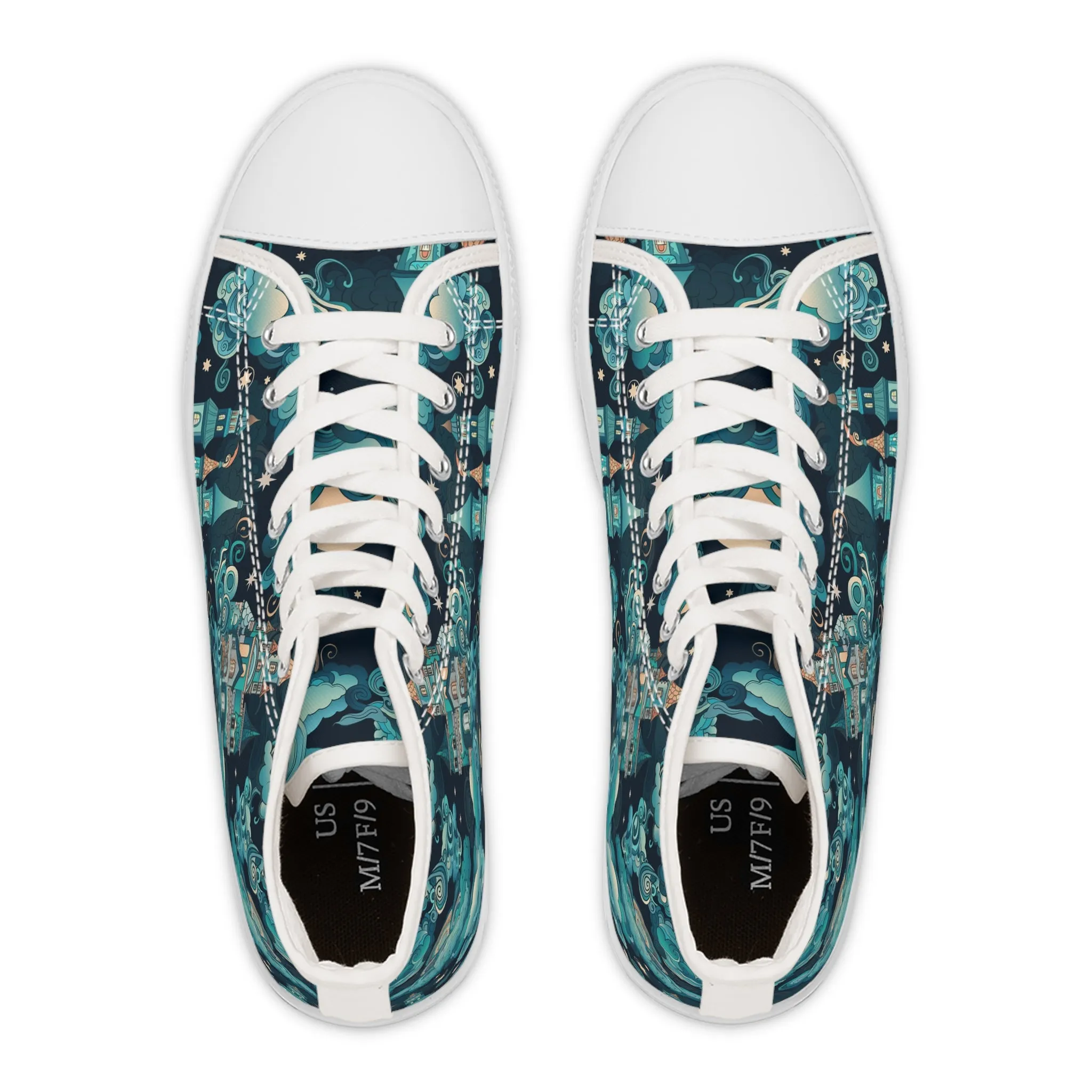 Magic Night Sky Women's High Top Sneakers