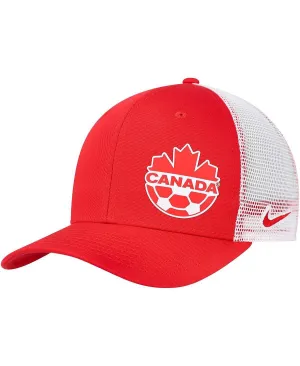 Men's Canada Soccer Classic99 Trucker Snapback Nike Red Cap