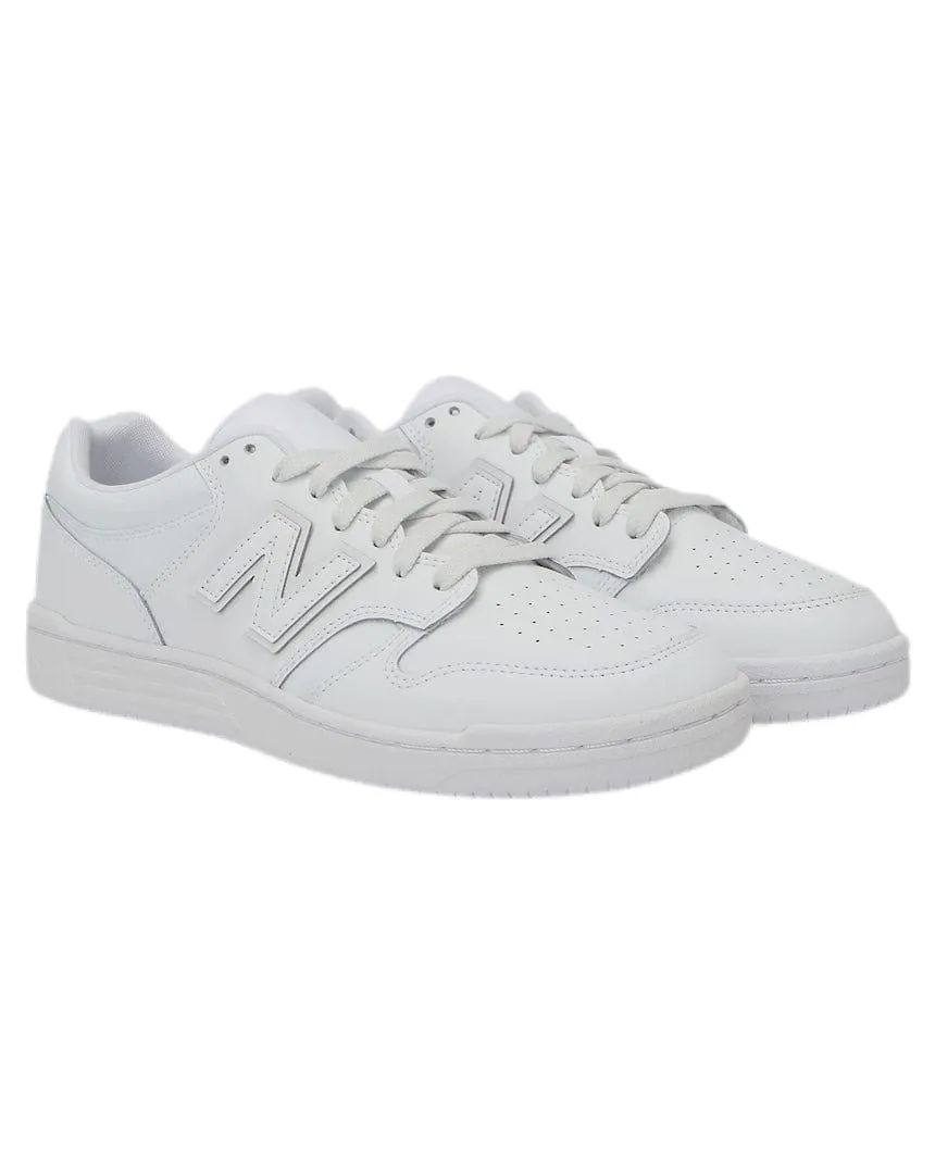 New Balance 480 - White / White