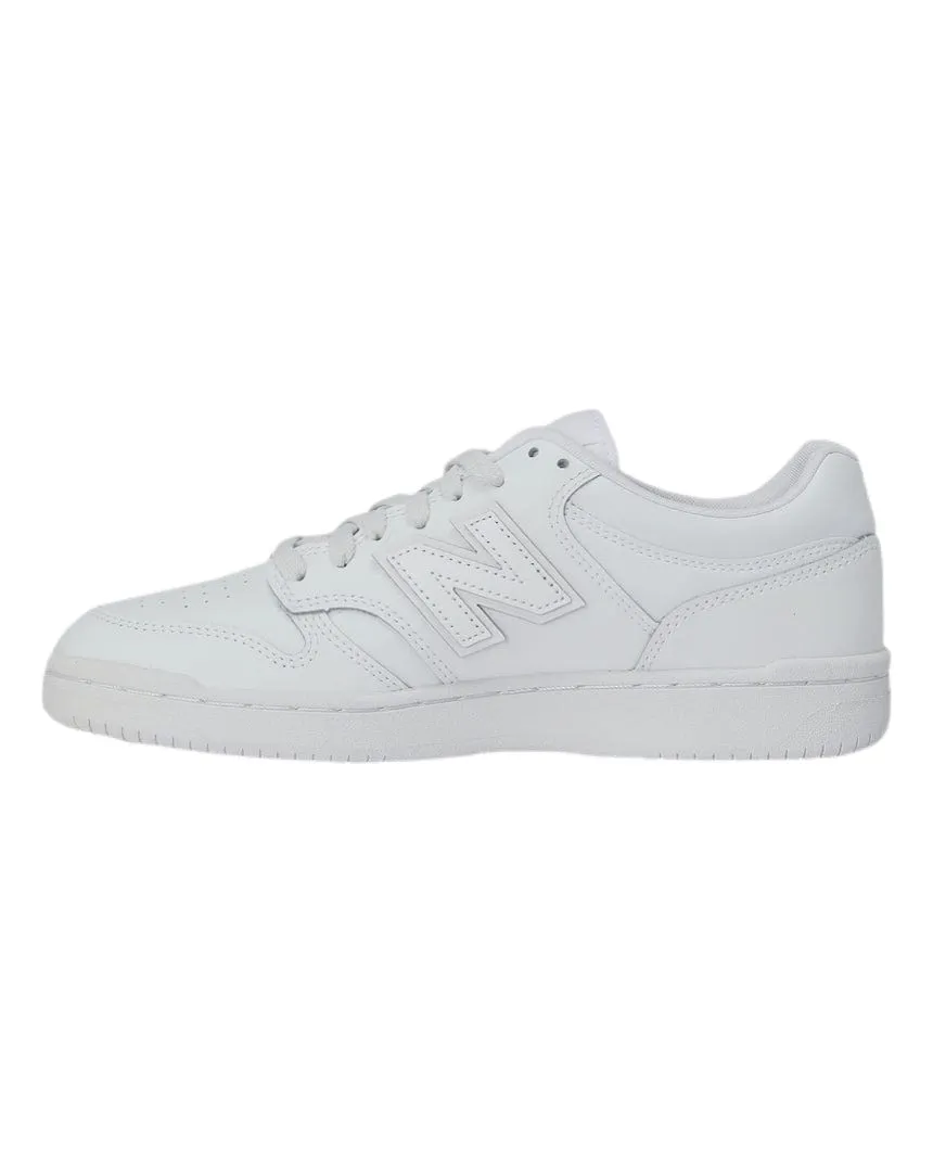 New Balance 480 - White / White