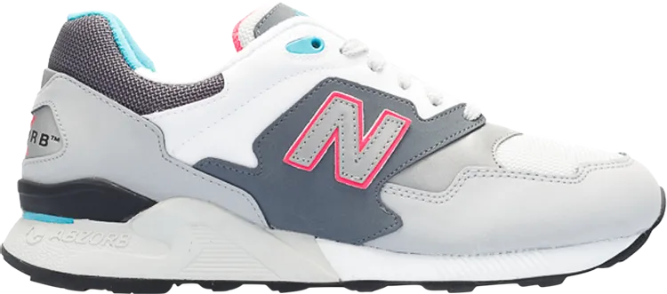 New Balance 878 sneakers, grey/turquoise/white