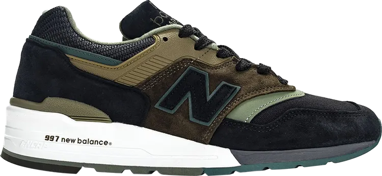 New Balance 997 'Black Green' sneakers, green