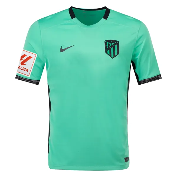Nike Atletico Madrid Reinildo Mandava Third Jersey w/ La Liga Patch 23/24 (Spring Green/Black)