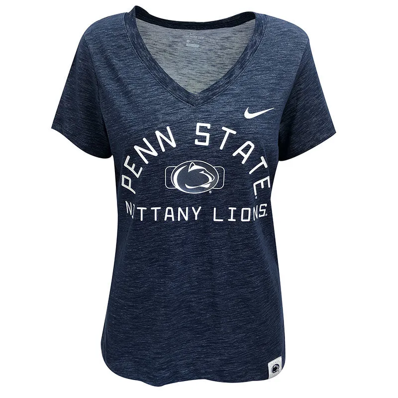 Nike Ladies Slub V-Neck T-Shirt