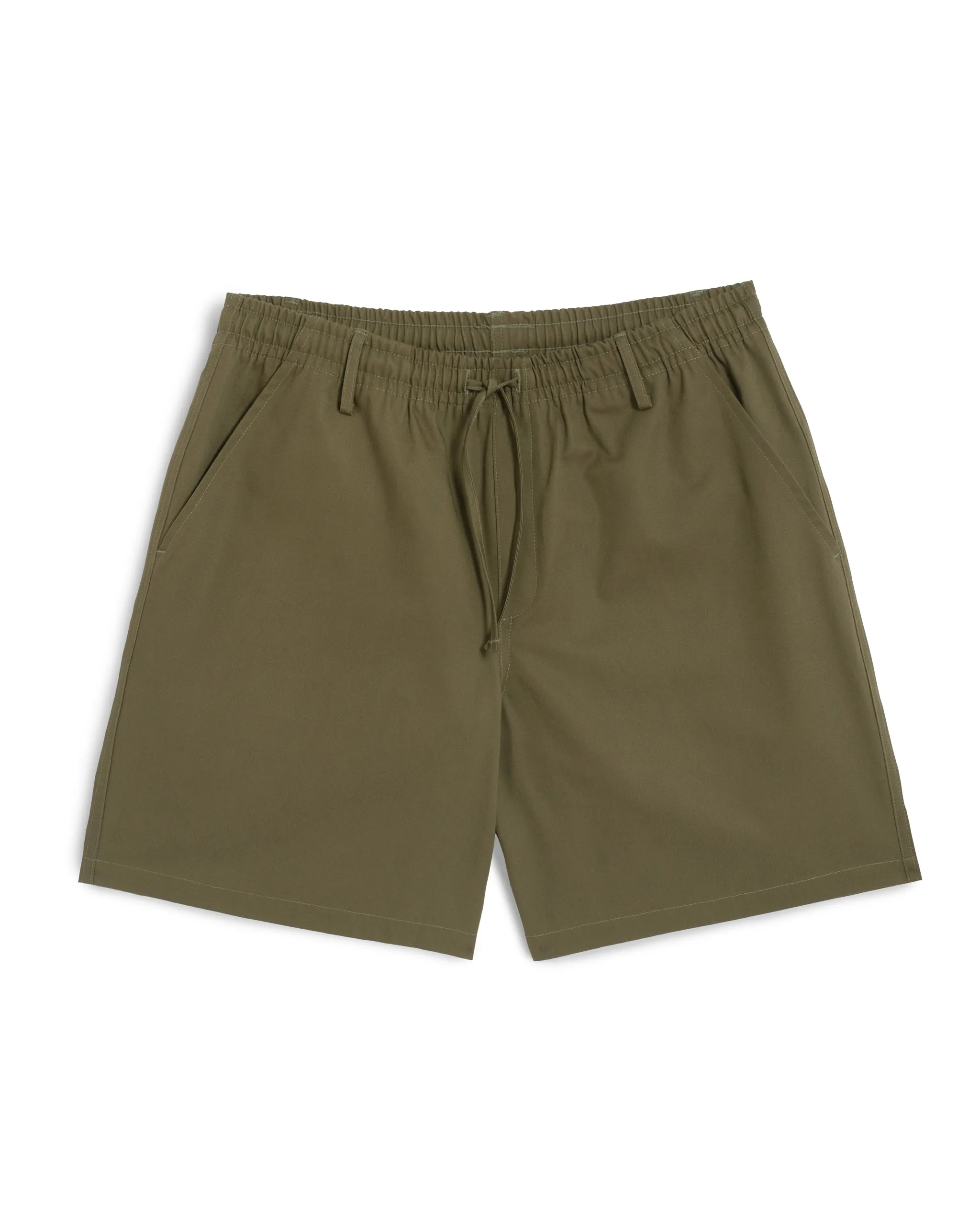 Olive Herringbone Leisure Short