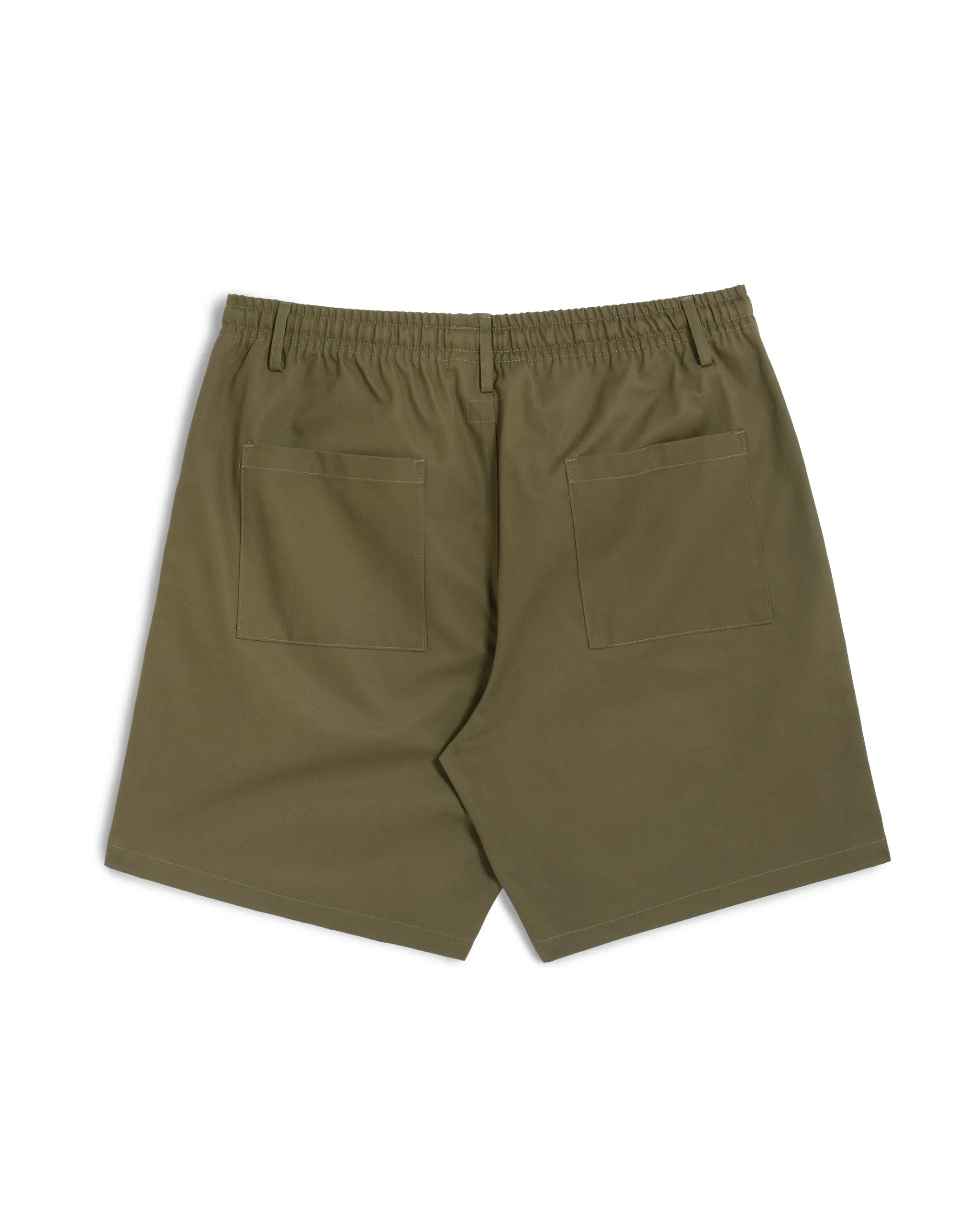 Olive Herringbone Leisure Short