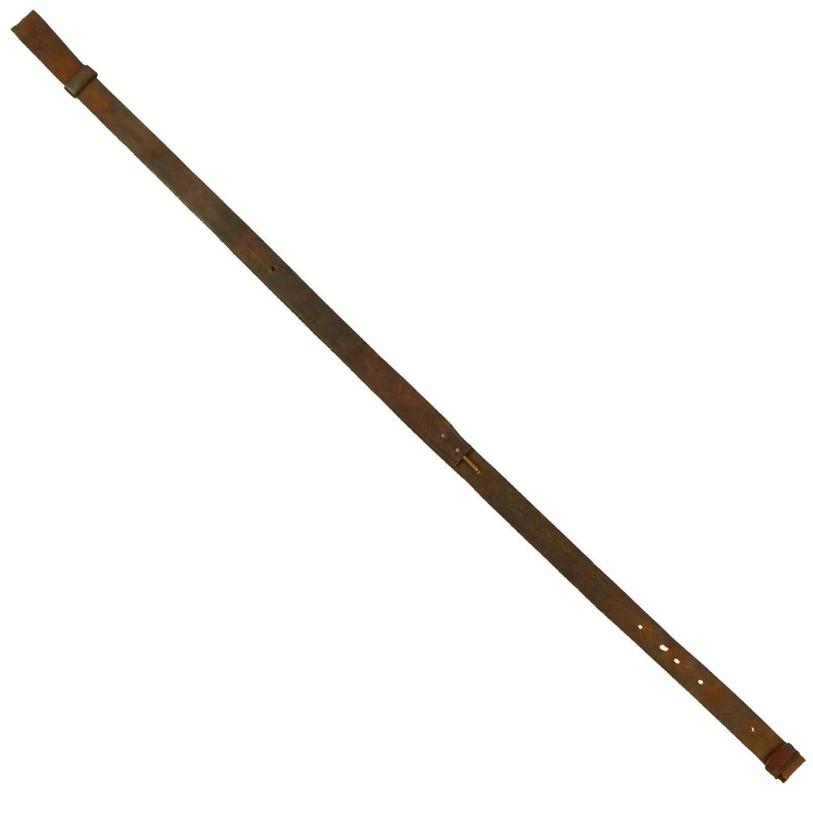 Original U.S. Civil War Serviceable Leather Musket Sling with Keeper - 41 inches long