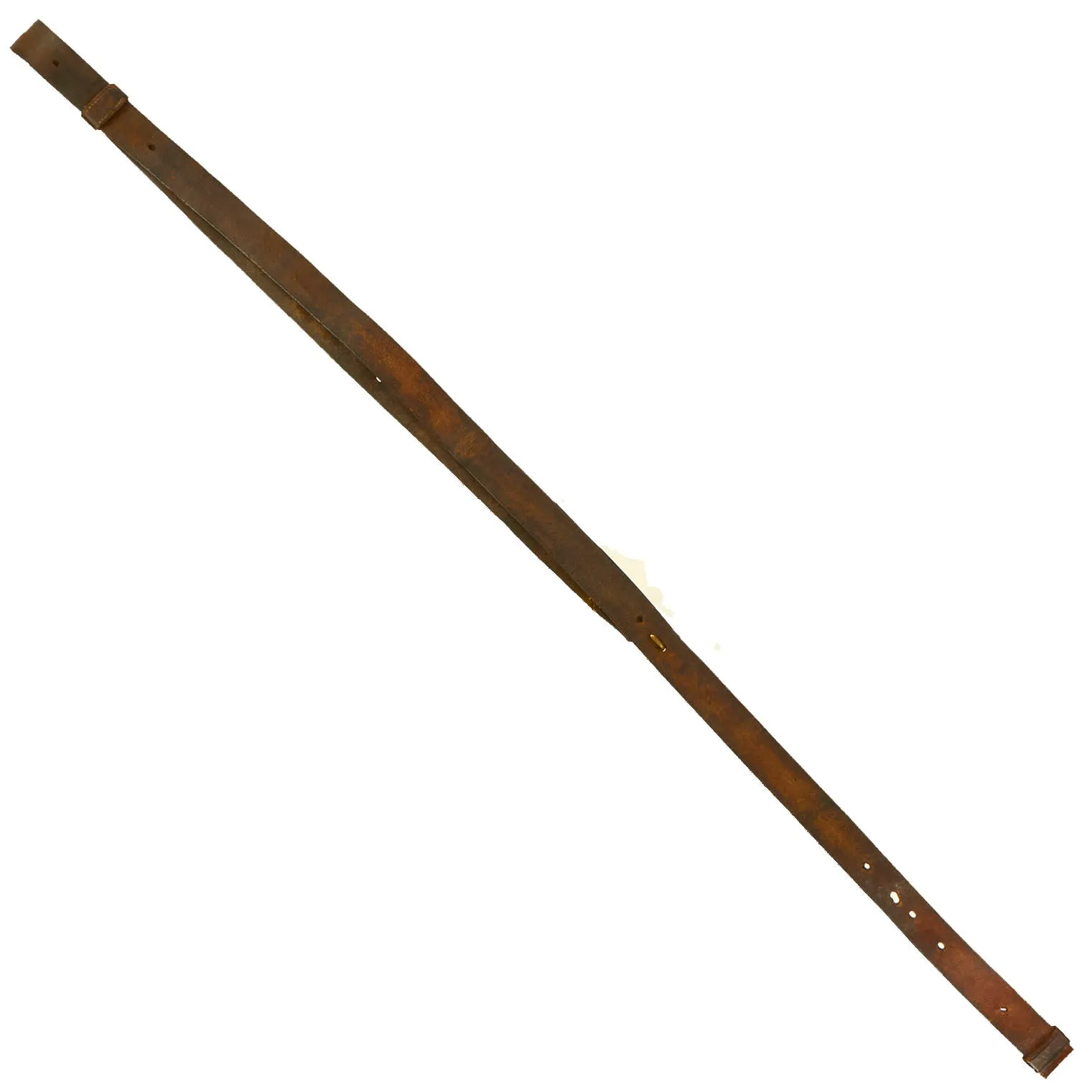 Original U.S. Civil War Serviceable Leather Musket Sling with Keeper - 41 inches long