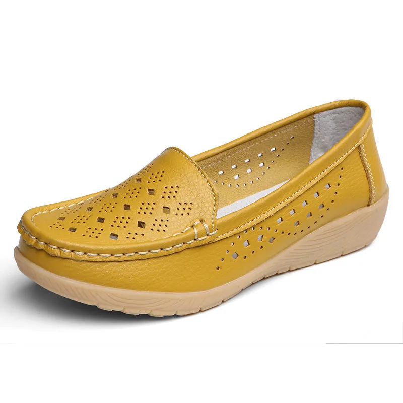 Owlkay Casual Hollowed Out Women's Shoes: Stylish, Comfortable, and Easy-Care Footwear