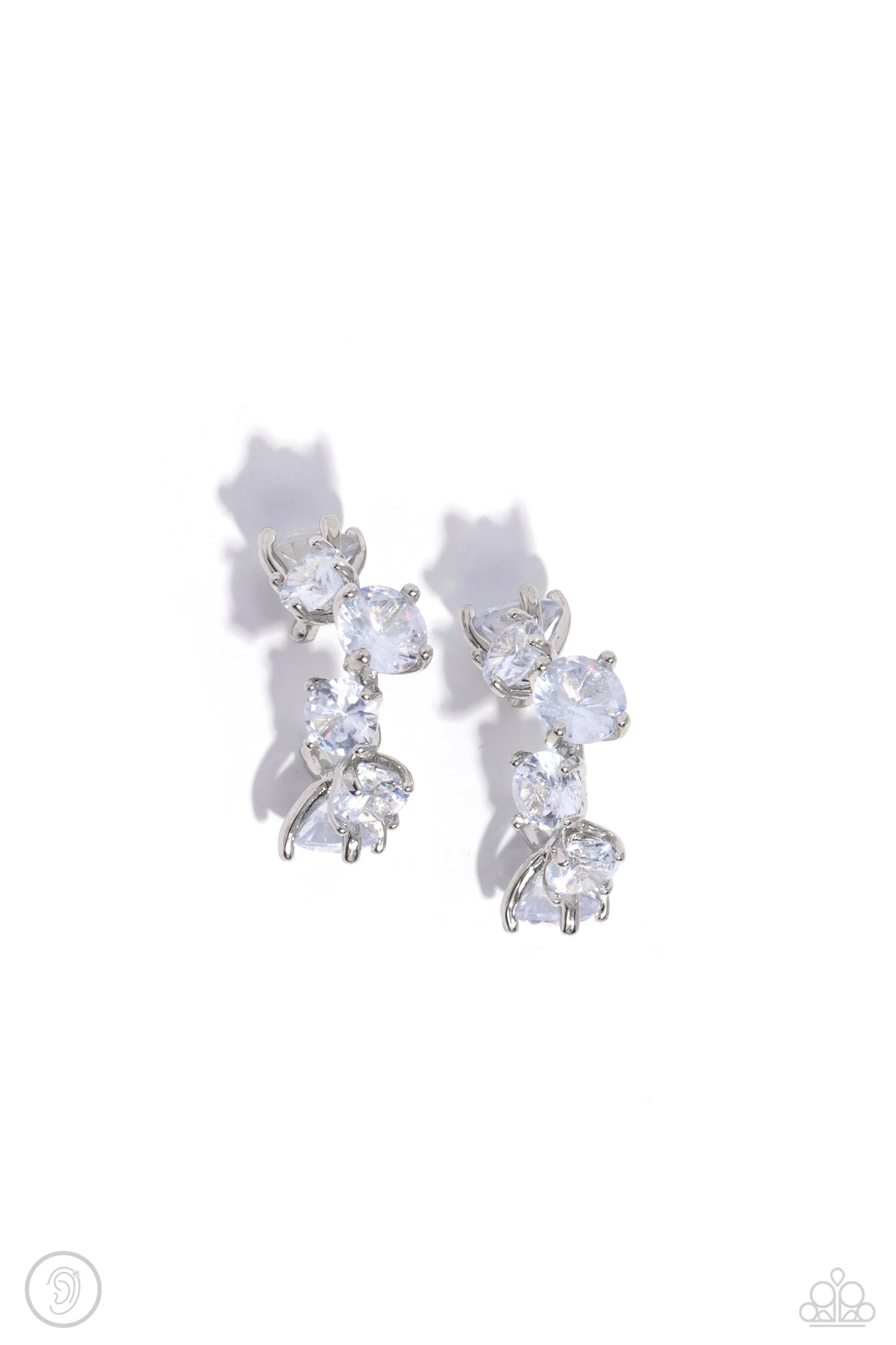 Paparazzi Breathtaking Blend Cuff Earrings