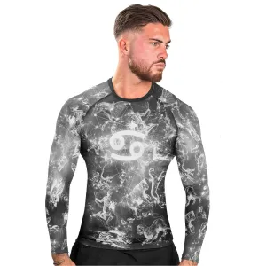 Personalized Zodiac Cancer Long Sleeve Rash Guard