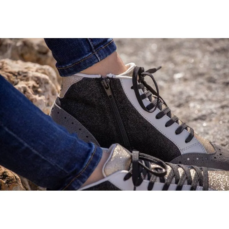 Pénélope - High Jupiter Sneakers - Black & Grey