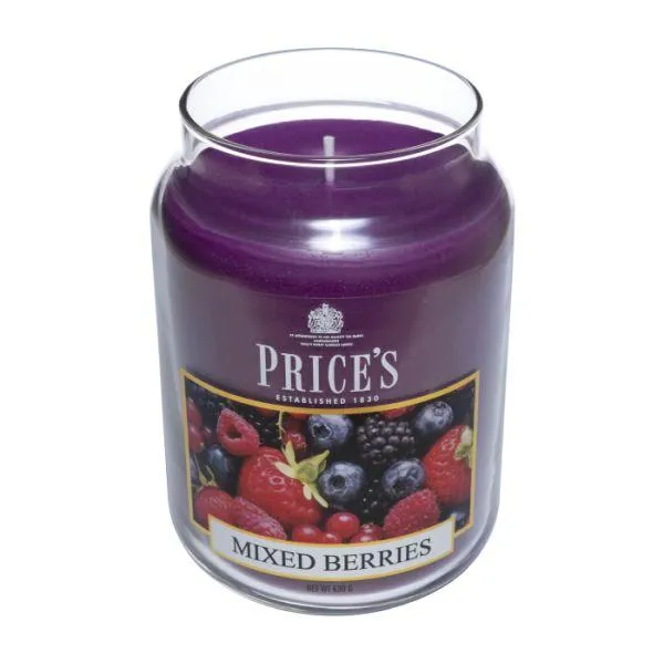 Prices Candles Scented Large Jar - Mixed Berries