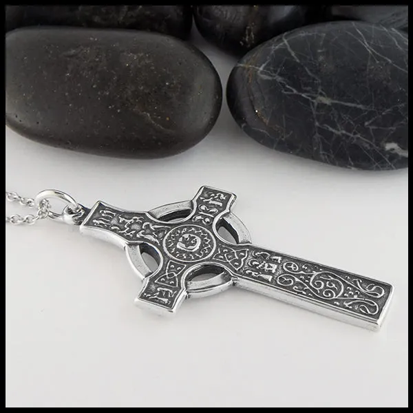 Sterling Silver Kildalton Scottish Cross Pendant