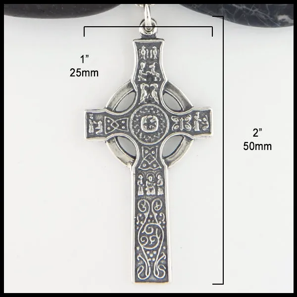 Sterling Silver Kildalton Scottish Cross Pendant