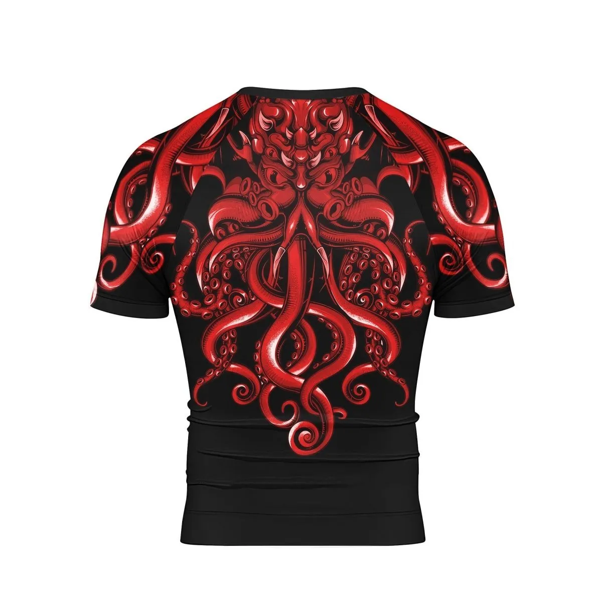 The Call Of Cthulhu RED Short Sleeve Rash Guard