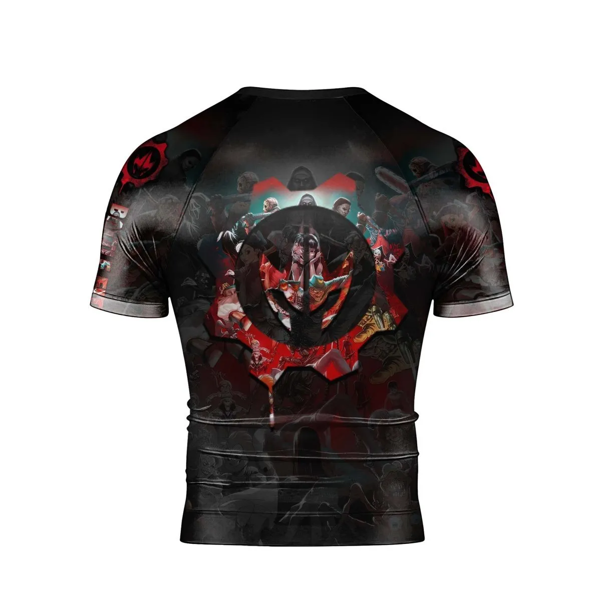 The Horror of Halloween Men's Short Sleeve Rash Guard