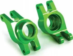 Traxxas Aluminium Rear Stub Axle Carriers 6061-T6: Maxx (Green)