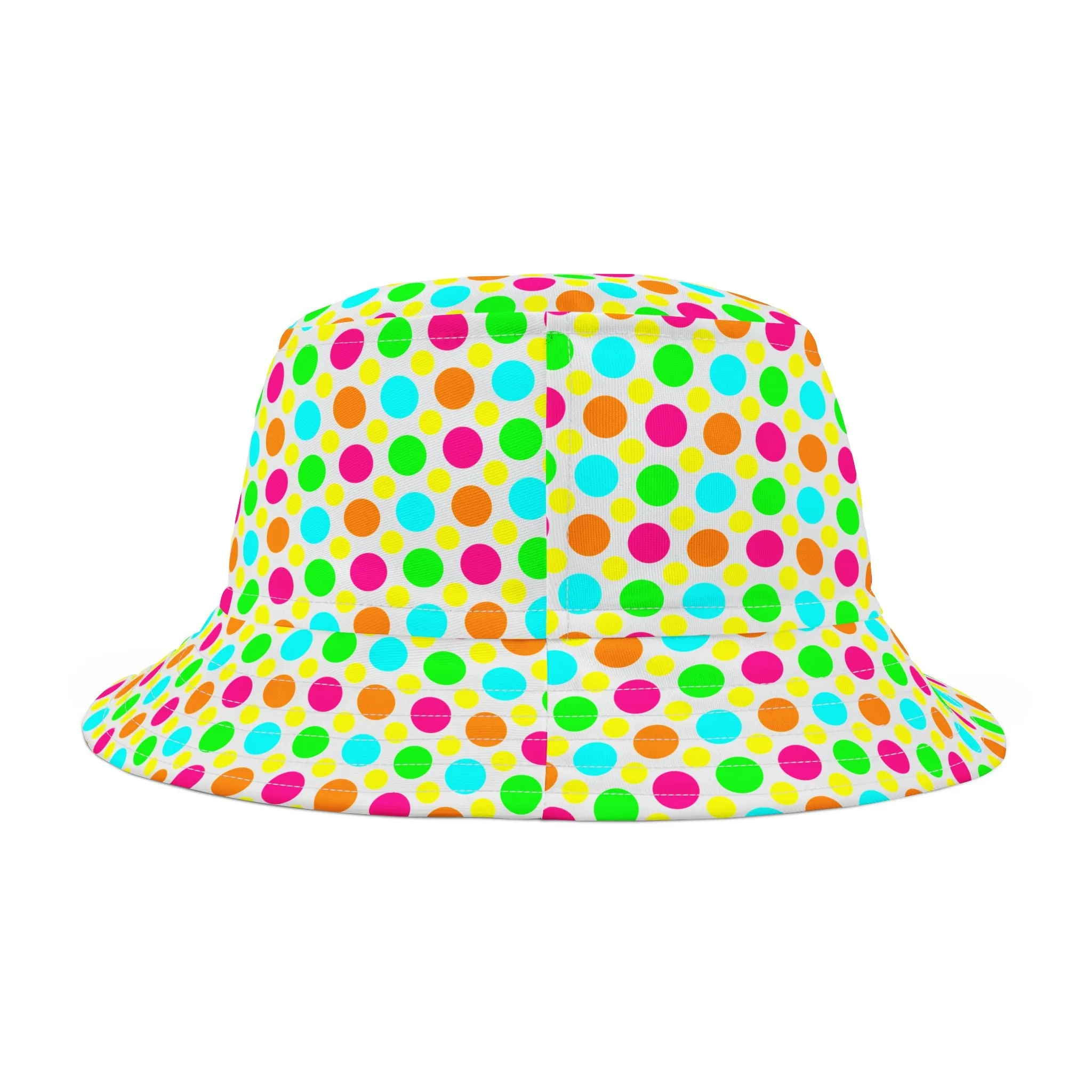 Tropical Circle PatternBucket Hat (AOP)