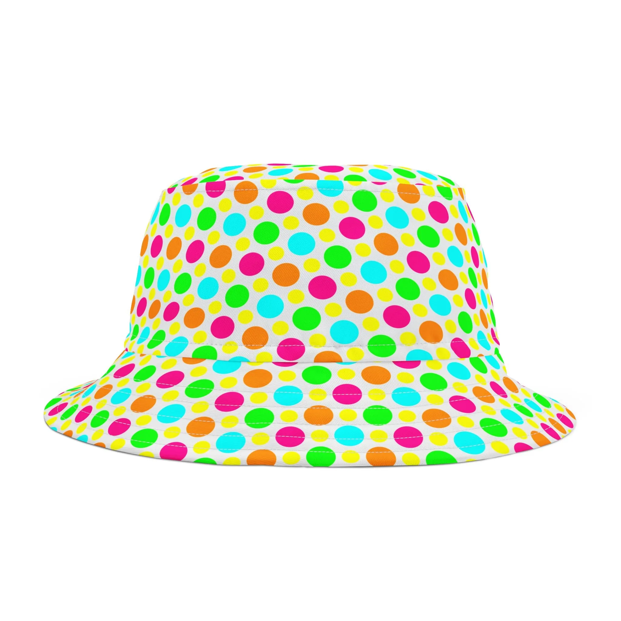 Tropical Circle PatternBucket Hat (AOP)