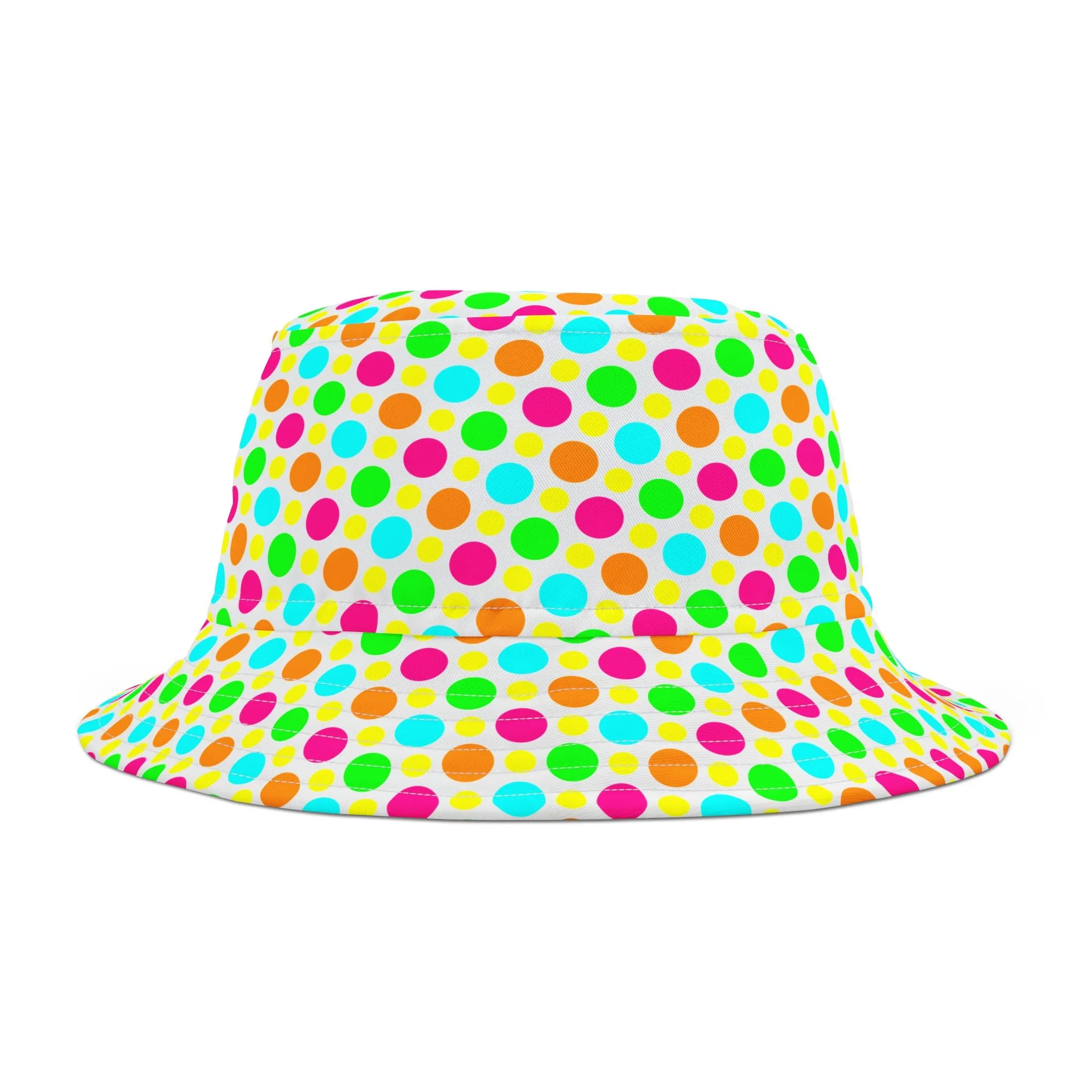 Tropical Circle PatternBucket Hat (AOP)