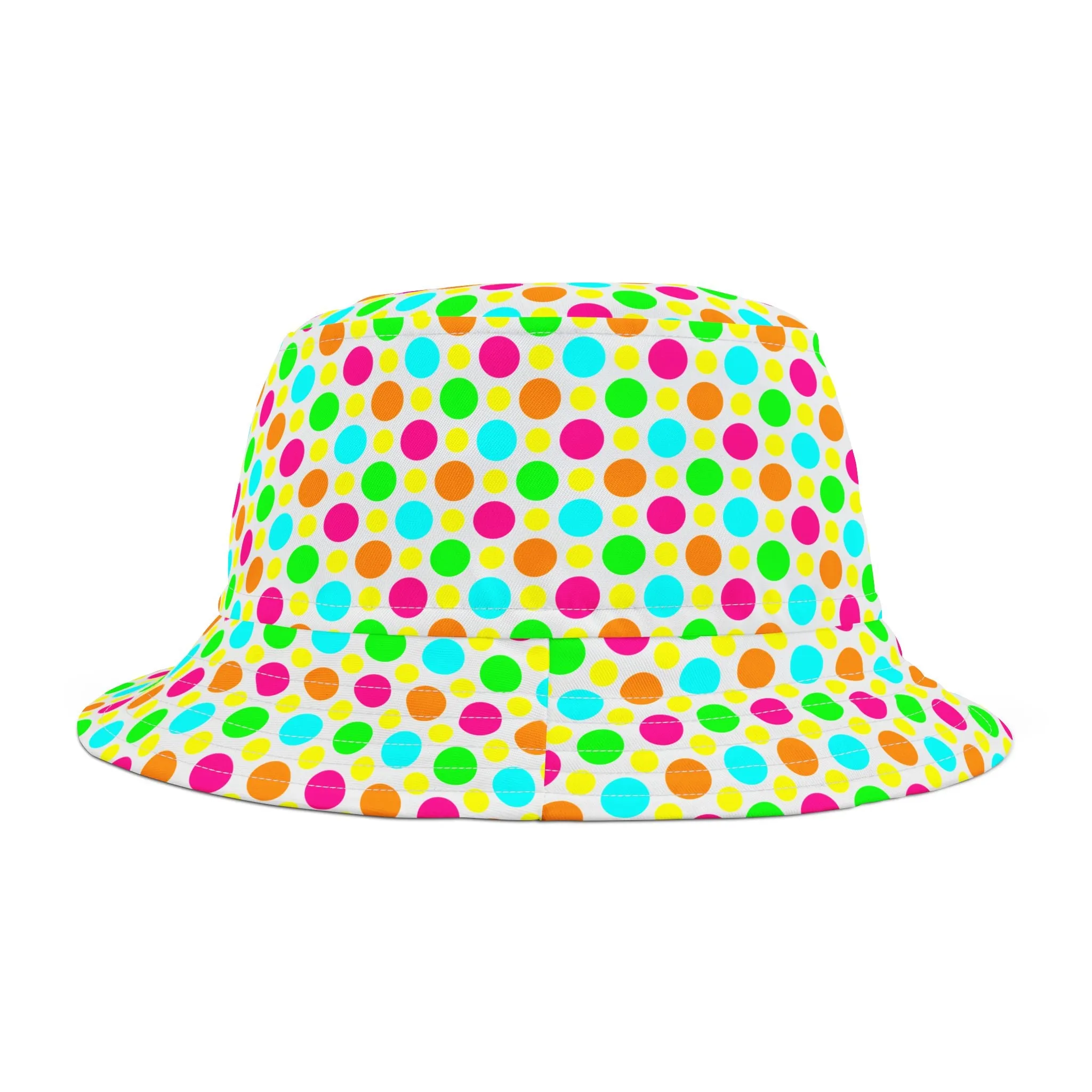 Tropical Circle PatternBucket Hat (AOP)