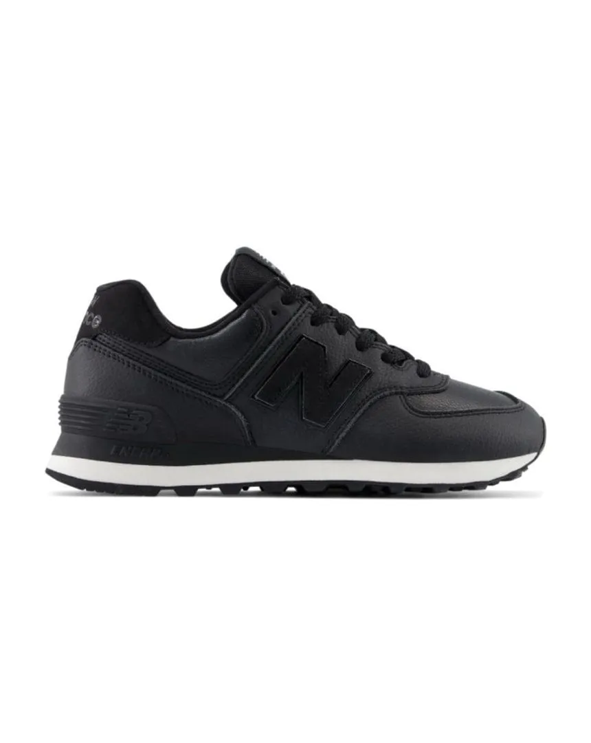 Women's New Balance 574 - Black / Black
