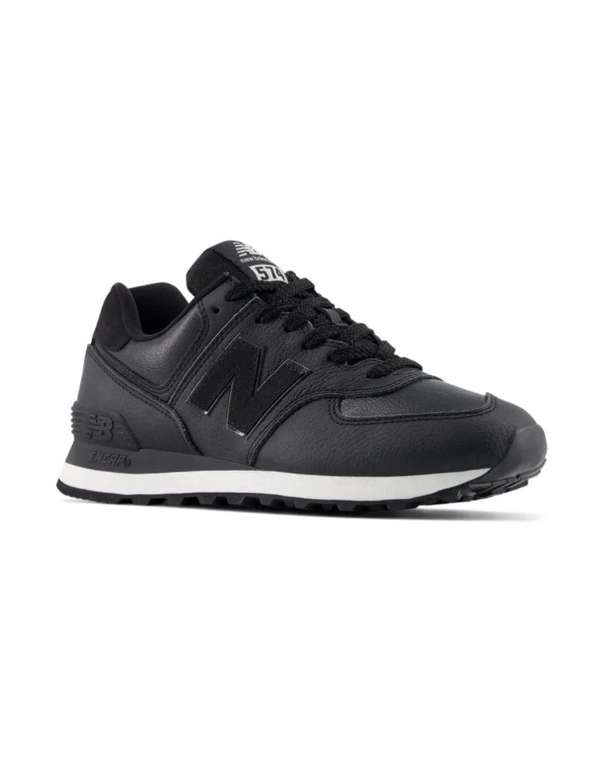 Women's New Balance 574 - Black / Black