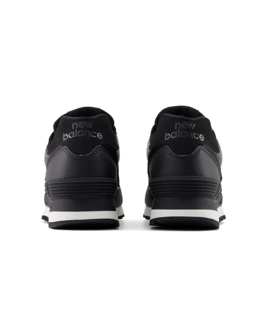 Women's New Balance 574 - Black / Black